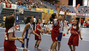 O 12 de xuño celebrouse no Multiusos o VII Día Autonómico do Minibásquet