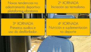 As instalacións programan no mes de maio as I Xornadas sobre Deporte e Benestar, con charlas formativas GRATIS para abonados