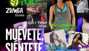 O 27 de xuño, GRAN MASTERCLASS DE ZUMBA no Multiusos con Marta Formoso