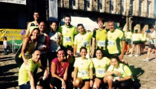 Éxito do grupo de Running na Pedestre de Santiago