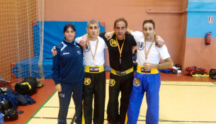 O club do profesor das instalacións Juancho Vázquez consegue un ouro e dúas pratas no Cto. de Kickboxing Veteranos