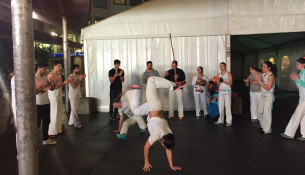 Capoeira en la calle