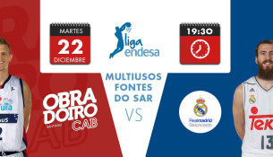 Partido Obradoiro CAB – Real Madrid Baloncesto