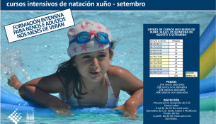 O C.D. Santa Isabel ofrece cursos intensivos de natación este verán