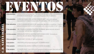 Consulta nuestro calendario de eventos y actividades en septiembre y octubre