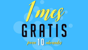 Levas 10 anos con nós? Sorteamos 1 mes gratis para 10 abonados