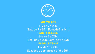 HORARIO DE APERTURA EN NOVEMBRO