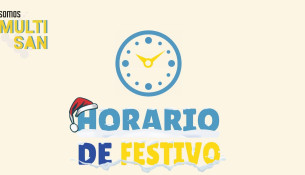 Horario das vésperas de festivo e dos festivos de Nadal