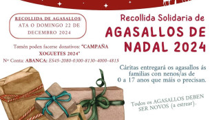 Nos unimos a la campaña de recogida de regalos de Cáritas