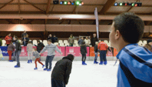 Máis de 22.000 persoas gozaron da patinaxe sobre xeo no recinto feiral de Amio