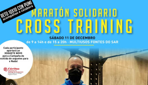 O 11 de decembro únete ao maratón solidario Cross Training con PUMI