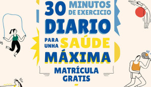 30 minutos de ejercicio diario para una salud máxima. Únete ahora a la vida sana ¡ahora con MATRÍCULA GRATIS!